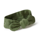 SNUGGLE HUNNY KIDS - OLIVE RIBBED TOPKNOT