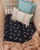 SNUGGLE HUNNY KIDS FITTED COT SHEET - MILKY WAY