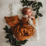 SNUGGLE HUNNY KIDS ORGANIC MUSLIN WRAP -  BRONZE