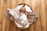 SNUGGLE HUNNY KIDS ORGANIC MUSLIN WRAP - PALM SPRINGS