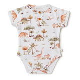 SNUGGLE HUNNY KIDS DINO SHORT SLEEVE BODYSUIT