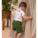 SNUGGLE HUNNY KIDS OLIVE SHORTS