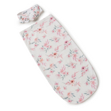 SNUGGLE HUNNY KIDS CAMILLE SNUGGLE SWADDLE & TOPKNOT SET