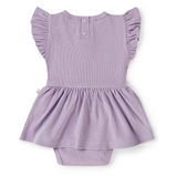 SNUGGLE HUNNY KIDS JACARANDA ORGANIC DRESS