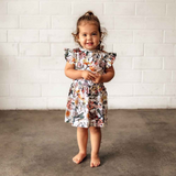 SNUGGLE HUNNY KIDS AUSTRALIANA ORGANIC DRESS