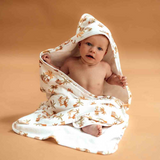 SNUGGLE HUNNY KIDS PALM SPRINGS ORGANIC HOODED TOWEL