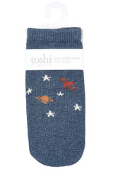 TOSHI ORGANIC SOCKS ANKLE JACQUARD SPACE RACE