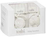 TOSHI ORGANIC BOOTIES MARLEY PEBBLE