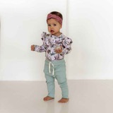 SNUGGLE HUNNY KIDS BANKSIA LONG SLEEVE ORGANIC BODYSUIT