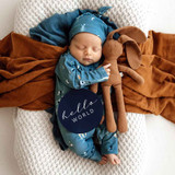 SNUGGLE HUNNY KIDS ROCKET ORGANIC GROWSUIT