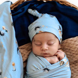 SNUGGLE HUNNY KIDS DREAM ORGANIC JERSEY WRAP & BEANIE SET