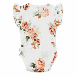 SNUGGLE HUNNY KIDS ROSEBUD SHORT SLEEVE BODYSUIT