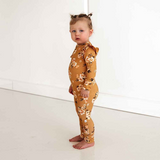 SNUGGLE HUNNY KIDS GOLDEN FLOWER ORGANIC GROWSUIT