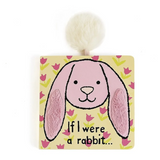 JELLYCAT IF I WERE A RABBIT BOARD BOOK - PINK