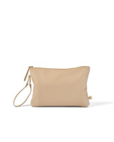 OIOI NAPPY CHANGING POUCH - OAT FAUX LEATHER