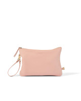 OIOI NAPPY CHANGING POUCH - PINK FAUX LEATHER