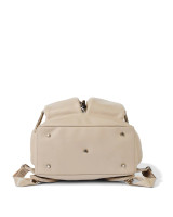 OIOI SIGNATURE NAPPY BACKPACK - OAT  DIMPLE FAUX LEATHER