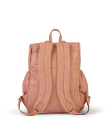 OIOI SIGNATURE NAPPY BACKPACK - DUSTY ROSE FAUX LEATHER