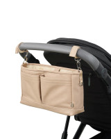 OIOI PRAM CADDY - OAT FAUX LEATHER