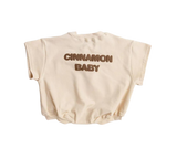 CINNAMON BABY CINNAMON ROMPER - CREAM