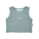 SOLL COTTON SINGLET -SAGE