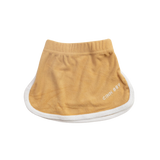 CINNAMON BABY TERRY SKIRT - MUSTARD