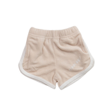 CINNAMON BABY TERRY SHORTS - CREAM