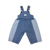 SOLL TWO-TONE DENIM OVERALLS