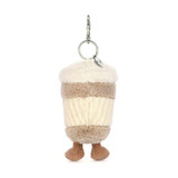 JELLYCAT AMUSEABLE COFFEE-TO-GO BAG CHARM