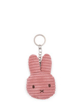 MIFFY FLAT KEYCHAIN CORDUROY DUSTY ROSE