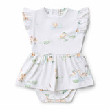 SNUGGLE HUNNY DUCK POND ORGANIC DRESS