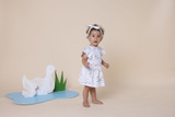 SNUGGLE HUNNY DUCK POND ORGANIC DRESS