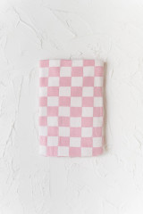 CINNAMON BABY KNITTED BLANKET - BABY PINK