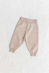 CINNAMON BABY KNITTED PANTS - BEIGE