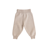 CINNAMON BABY KNITTED PANTS - BEIGE