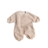 CINNAMON BABY TEDDY LOUNGE SUIT - CREAM