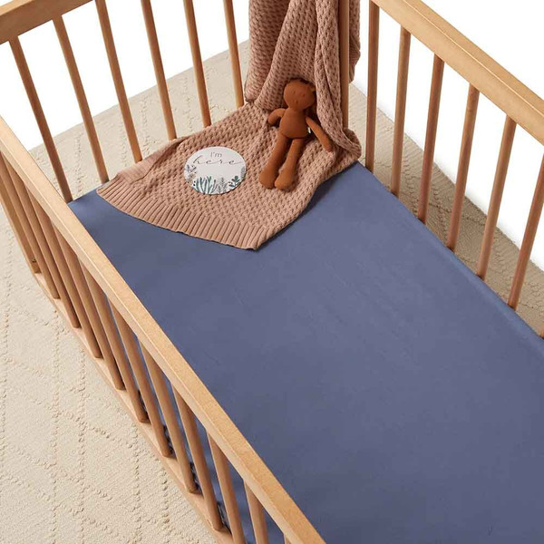 SNUGGLE HUNNY KIDS FITTED COT SHEET -  REIGN