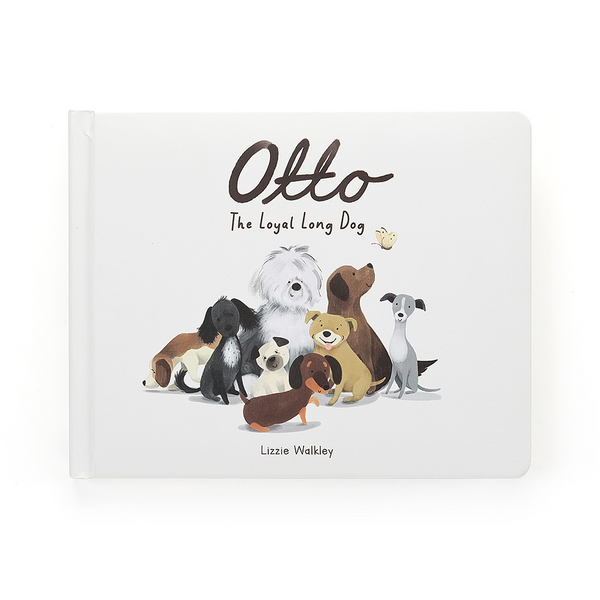 JELLYCAT OTTO THE LOYAL LONG DOG BOOK