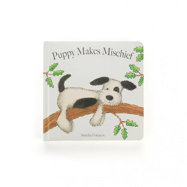 JELLYCAT PUPPY MAKES MISCHIEF (BASHFUL BLACK&CREAM PUPPY BOOK)