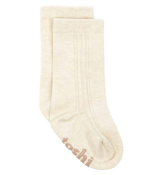 TOSHI ORGANIC SOCKS KNEE DREAMTIME FEATHER