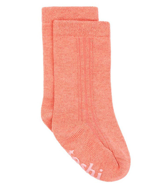 TOSHI ORGANIC SOCKS KNEE DREAMTIME CORAL