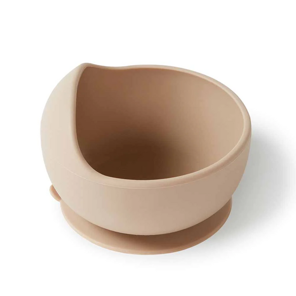 SNUGGLE HUNNY KIDS SILICONE BOWL - PEBBLE