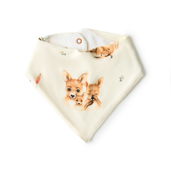 SNUGGLE HUNNY KIDS KANGA ORGANIC DRIBBLE BIB