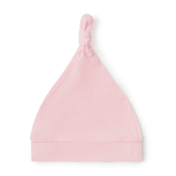 SNUGGLE HUNNY KIDS BABY PINK KNOTTED BEANIE