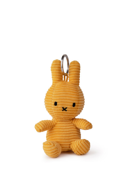 MIFFY KEYCHAIN CORDUROY YELLOW