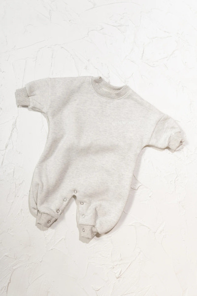 CINNAMON BABY LOUNGE SUIT - FOG