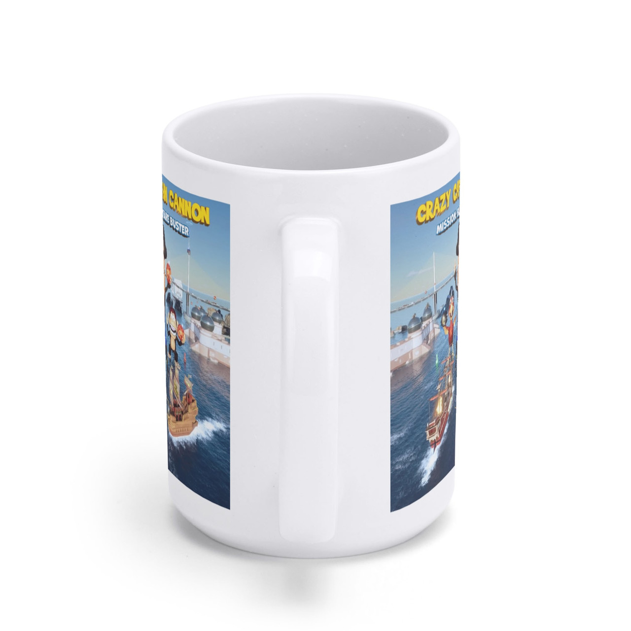Mission Billionaire Buster White Glossy 15 oz. Mug