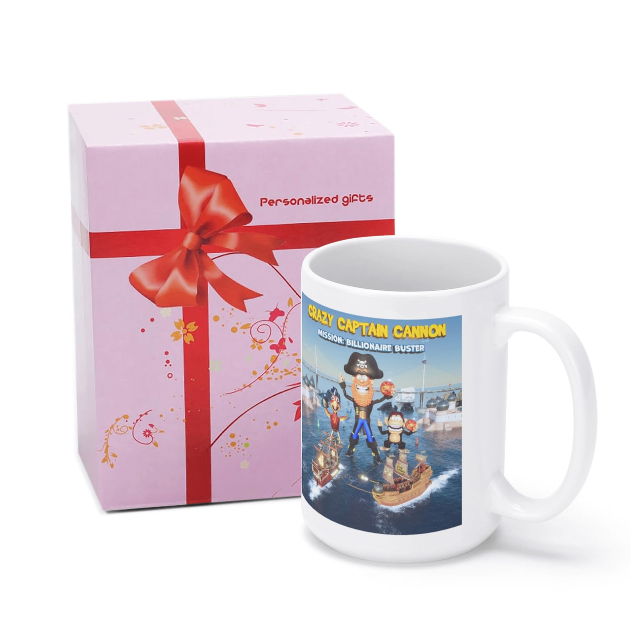 Mission Billionaire Buster White Glossy 15 oz. Mug