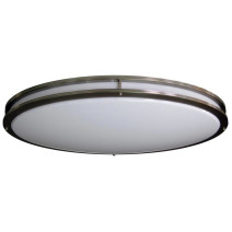 JR 32" 70W LED Flush Mount Ceiling Fixture Brushed Nickel