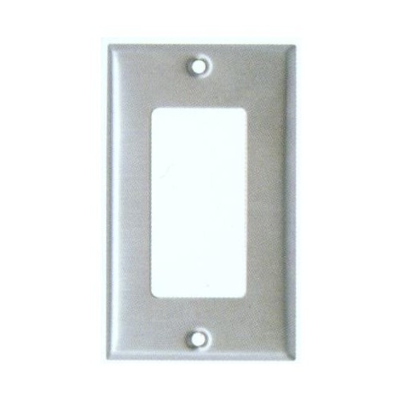 morris 83110 1 gang decora gfci stainless steel wall plate